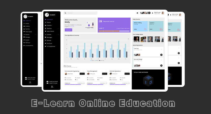 eLearn - Education Bootstrap5 Admin Template & UI kit